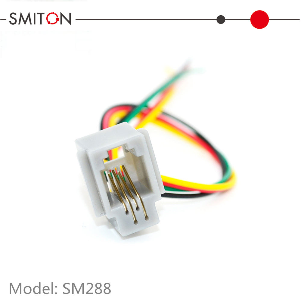 RJ11 6P4C Da Femmina Doppia Y Telefono Sdoppiatore Adattatore Jack Divisore 2x - Foto 11