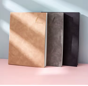 200 feuilles d'épaisseur en cuir PU souple A4 Cademic University Student Record Notebook Journal - Product Image 5