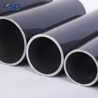 Tuyau d'alimentation en eau rigide en PVC-U, léger, haute résistance aux chocs, homologué CE, norme ISO, tailles 20-110 mm, pour la plomberie domestique