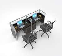 Usine chinoise, mobilier de bureau moderne, nouveau design, bureaux individuels, 1, 2, 4, 6, 8 personnes, poste de travail modulaire, cloisons insonorisées, bureaux ouverts