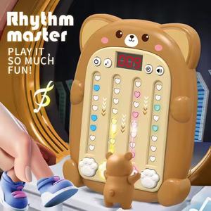 Jouets éducatifs classiques très populaires pour enfants : machine de <span class=keywords><strong>jeu</strong></span> rythmique amusante en forme d'ours, de <span class=keywords><strong>chat</strong></span> et de tigre - Product Image 3