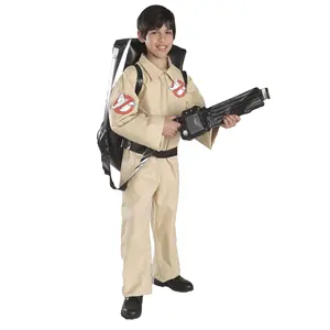 Hot Sale Adults and kids Deluxe Costume with Blow Up Proton Pack Ghostbuster Costume