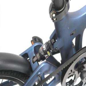 Modelo OEM Verificado - Bicicleta Eléctrica Plegable Naicisports Pro de 20 Pulgadas con Fibra de Carbono Completa y Transmisión por Correa con Torq - Product Image 4