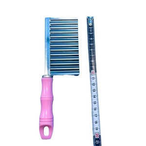 Couteau à découper les pommes de terre multifonctionnel à bords ondulés, usage domestique, rainure profonde, épaissi, style Langya, pour la découpe de pommes de terre frites - Product Image 4