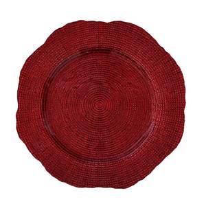 Decoración Elegante para Mesa y Comedor, Platos Decorativos Redondos Dorados <span class=keywords><strong>de</strong></span> 13 Pulgadas para Bodas y Fiestas - Product Image 5