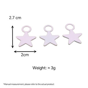 قلادات جذابة على شكل سلسلة مفاتيح مطلية ومزينة بدلايات جذابة للقلادة وسحاب معدني - Product Image 3