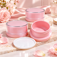 ML PACK 50G Bouteille de crème pour le visage rose Bouteille de soins de la peau en plastique en gros Pot d'emballage cosmétique pour beurre corporel