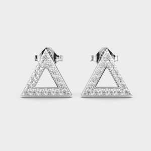Classic Round Brilliant Moissanite Stud <b>Earrings</b> 925 Sterling <b>Silver</b> Elegant Fine Jewelry Daily Wear for Women - Product Image 5