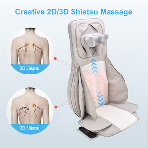 Masajeador portátil relajante para cuello y espalda, asiento de tejido profundo, Shiatsu, alivio del dolor, amasado eléctrico, apretón de músculos, masaje de espalda - Product Image 4