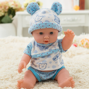 Kids 30cm Lifelike Soft Vinyl <b>Doll</b> Fashion Simulation Baby <b>Doll</b> Girls Role <b>Play</b> Pretend <b>Play</b> House Toy - Product Image 2