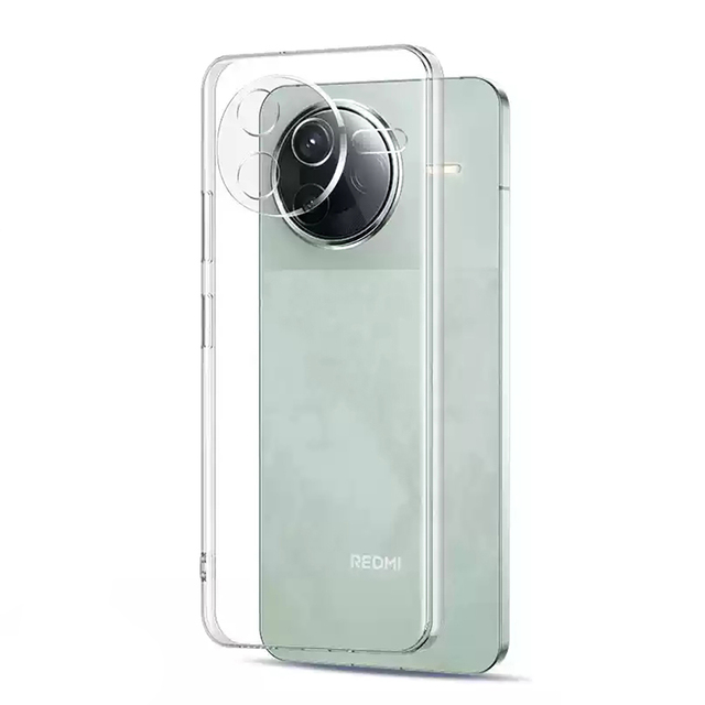 Ultra Thin Back Cover Case for Xiaomi POCO F7 Ultra F6 F5 F4 F3 X7 X6 X5 X4 X3 Pro GTnTPU Silicone Soft Shell Shockproof Clear