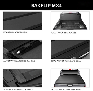 Couverture de benne rigide pliable XIANGTA 5'7'' pour Ford F-150 Tundra Hilux Ram 1500 Ranger Navara 2013-2024 - Product Image 5