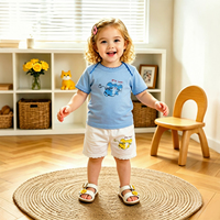 Vêtements d'été pour enfants, filles, veste à manches courtes avec nœud papillon et short, tenue décontractée pour enfants, personnalisable et confortable
