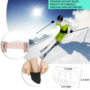 Pemisah Jari Kaki Gel Lembut dan Bernapas Bahan Baru  Sangat Baik untuk Lepuh, Nyeri di Bagian Depan Kaki, Kaki Diabetik, Bantalan Bagian Depan Kaki, Penyangga Jari Kaki - Product Image 3