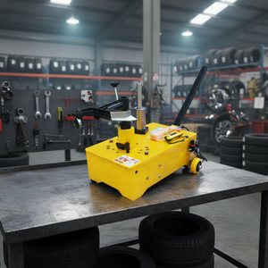 Mobile <strong>Truck</strong> <strong>Tire</strong> <strong>Changer</strong> Compatible With Rim-mounted <strong>Trucks</strong> (17.5-22.5mm) 220V/380V 1.1kW Motor Max Wheel Width 450mm - Product Image 2