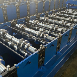 Tấm lợp sóng tấm sắt/cắt boong cuộn hình thành máy làm lạnh mạ kẽm dòng - Product Image 4