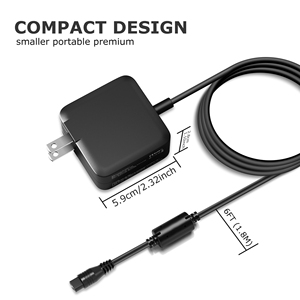 Chargeur d'ordinateur portable 65W PD OTP Q75-2 19V 1.75A, adaptateur secteur avec câble rétractable pour ASUS Chromebook C300M/X200MA Series, charge rapide - Product Image 3