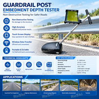 DAPRES III Profilomètre de chaussée portatif IRI SMTD Testeur de profondeur de texture pour routes et pistes aéroportuaires