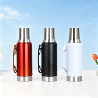 Ensemble de voyage en gros avec tasses à maté argentin, bouteille d'eau sportive en acier inoxydable, thermos isotherme double paroi pour usage quotidien
