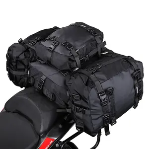 Rhinowalk กระเป๋าทรงกระบอกสำหรับรถจักรยานยนต์,กระเป๋าอานด้านหลังรถมอเตอร์ไซค์10L