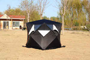 خيمة ساونا شتوية حديثة ثلاثية الطبقات مصنوعة من قماش أكسفورد بتصميم غرفة نوم واحدة - Product Image 3