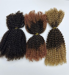 ผมมนุษย์100% ผมอัฟโฟรคิงกี้แบบหนา27/4/27สีปรับแต่งได้4B4C อาฟโฟรคิงกี้จำนวนมากสำหรับผมเปียแบบบิดเกลียว - Product Image 2