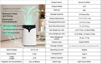 Purificateur d'air USB de haute qualité pour usage domestique, élimine le formaldéhyde et les odeurs de tabac, affichage intelligent, couverture de 226 à 323 pieds carrés