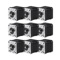 Kit Motor Stepper Hibrida RB NEMA 17 untuk Printer 3D, Pengontrol Motor Stepper, Mesin Pengukir dengan Gearbox