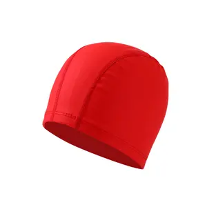 B09 China Manufactured Different Colors Optional Waterproof Durable Environmentally Friendly Pu Swimming Hat