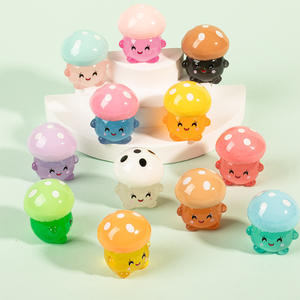 2025 superventas lindo dibujo animado 3D hongo Diy joyería crema pegamento resina llavero colgante coche escritorio ornamento al por mayor - Product Image 1