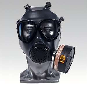 Masque <span class=keywords><strong>à</strong></span> gaz MJ-4003 FMJ05 intégral pour peinture au pistolet, gaz acides, sulfure d'hydrogène, poussière, utilisation directe dans le pétrole, les produits chimiques et la métallurgie - Product Image 3