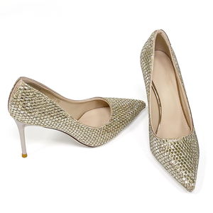 Zapatos de Tacón de Aguja de Lujo para Mujer, Elegantes para Boda, Diseño de Alta Gama, Punta en Pico, Tacones Altos - Product Image 5