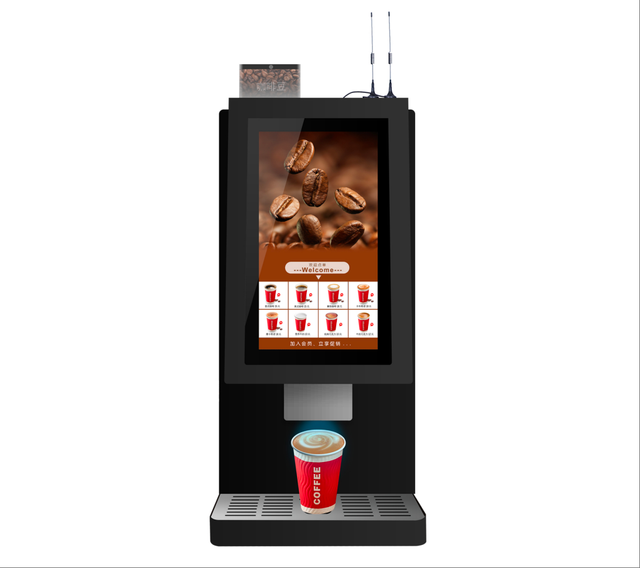 QDMECH IOT Remote Management Function of Fully Automatic Coffee Vending Machine