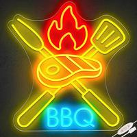 Enseigne au néon personnalisée Kebab Bistro, enseigne au néon LED pour restaurant, nourriture, viande, bar, boutique de barbecue, enseigne au néon LED personnalisée ouverte