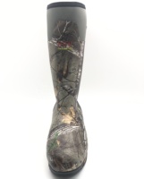 Fujin-bottes d'hiver en néoprène camouflage d'arbre véritable, bottes imperméables et isolées en caoutchouc, pour homme, hautes utilisable pour la chasse, fabrication chinoise