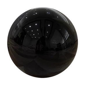 Đen Thép Không Gỉ Bóng 3D Kim Loại Tường Nghệ Thuật Trang Trí Nội Thất Treo Trang Trí Hình Cầu Cho Tường & Cửa Sổ Truy Cập Trang Trí Nội Thất - Product Image 2
