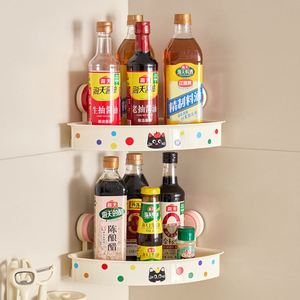 Ventouse Triangle Boîte Salle De Bains Lavabo De Toilette Tenture Murale Sans Poinçon Coin Support De Rangement - Product Image 4