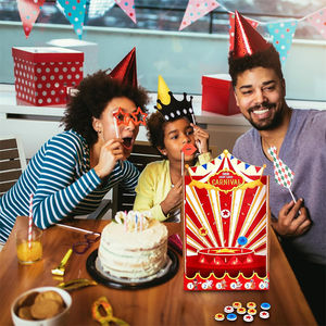 Juego de Mesa <span class=keywords><strong>Plinko</strong></span> para Decoración de Fiestas de Carnaval, Artículos para Fiestas de Cumpleaños, Actividades con Temática de Circo, Juego de Discos de Carnaval - Product Image 5