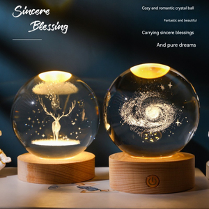 Starry <strong>Christmas</strong> Crystal Ball Nightlight <strong>Wholesale</strong> <strong>Gift</strong> Souvenirs Crystal Decoration Crafts Valentine's Day <strong>Gift</strong> <strong>Christmas</strong> <strong>Gifts</strong> - Product Image 1