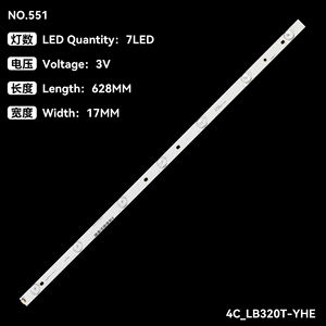 Bande lumineuse LED pour téléviseur 4C-LB320T-YHS/YHB/YH5/YHE <span class=keywords><strong>TOT</strong></span> 32B2500 32B2600 pour TCL L32F3320-3D LED32C720J 3MS82AX 32l2306C 32L2303C - Product Image 2