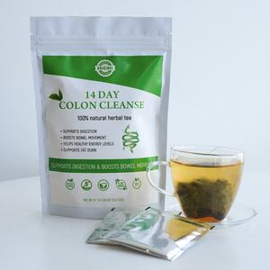 Thé pour le côlon, beauté et ventre plat, thé vert biologique naturel à 100%, marque privée Chinaherbs, emballage en boîte - Product Image 3