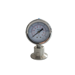 Manómetro Industrial Sanitario YTP60 con Abrazadera Triple, Acero Inoxidable 304, Medición de 0-6 bar - Product Image 1