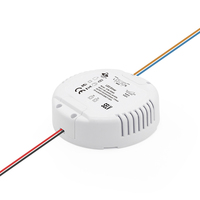 Fuente de Alimentación Regulable Triac Compatible con Lutron, 110v 220v 240v 12w 20w 30w 60w 80w, Controlador LED Regulable Triac, Redonda