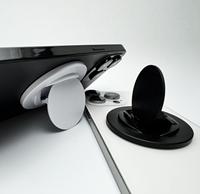 Support de téléphone portable multi-angle solide en plastique ABS fin et portable avec anneau magnétique puissant pour la maison, le bureau et le lit