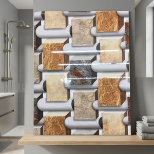 Carreaux muraux numériques en céramique émaillée 300x600mm, très demandés, pour usage extérieur et salle de bain, design moderne, carreaux d'extérieur - Product Image 3