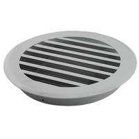 Grilles de ventilation rondes en aluminium pour climatisation, diffuseur d'air d'évacuation