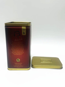 Caja de <span class=keywords><strong>Metal</strong></span> Personalizada con Logotipo, Caja Cuadrada de Hojalata para Dulces, Galletas, Chocolate, Té, Café, con Tapa - Product Image 5