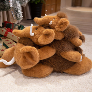 Peluche de Mamut Personalizado, Muñeco de Mamut Suave y Adorable, Almohada de Mamut de Lana para Niños, Regalo y Decoración del Hogar - Product Image 4
