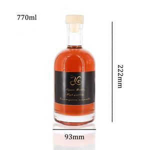 Bouteilles de Luxe en Verre XO 700ml Personnalisables Vides pour <span class=keywords><strong>Cognac</strong></span>, Whisky, Spiritueux – Emballage Haute Qualité en Verre Flint - Product Image 5