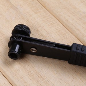 Conector de Cambio Rápido, Llave de Trinquete de 90 Grados, Mango de Llave de Tubo con Textura Antideslizante, Herramienta Magnética para Bricolaje - Product Image 4